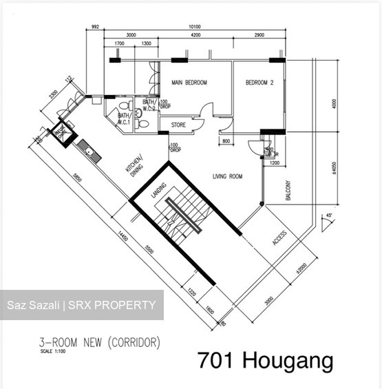 Blk 701 Hougang Avenue 2 (Hougang), HDB 3 Rooms #559295751